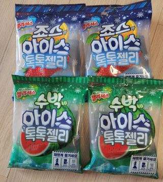 롯데제과 죠스바 아이스 톡톡 젤리 — 5점을 준 리뷰어가 2021년 10월 올린 사용 사진