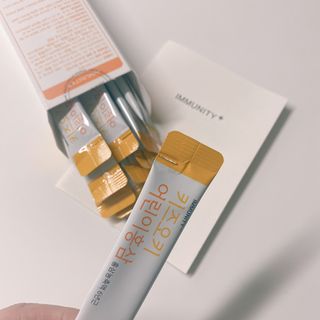 [이뮤니티플러스]우리아이 면역오키, 건강오키 _ 키즈오키 어린이홍삼 10포 1box — 4.5점을 준 리뷰어가 2022년 1월 올린 사용 사진