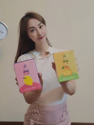 비타앤C 레몬맛, 망고맛 — 4점을 준 리뷰어가 2021년 6월 올린 사용 사진