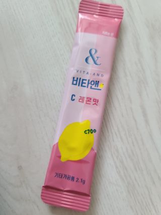 비타앤C 레몬맛, 망고맛 — 5점을 준 리뷰어가 2021년 6월 올린 사용 사진