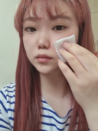 리더스코스메틱 리더스 카밍 바이오틱스 에센스 워터 — 3.5점을 준 리뷰어가 2021년 5월 올린 사용 사진