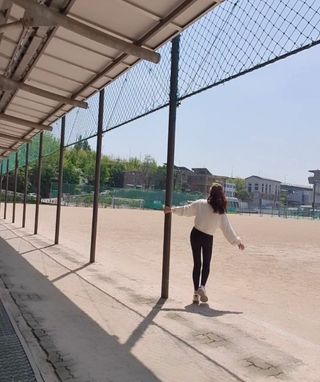 [딕시] 힙 플랙션 레깅스 HIP FLEXION Leggings — 5점을 준 리뷰어가 2022년 5월 올린 사용 사진