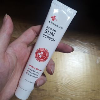 닥터셀멜로 셀멜로 올인원 선스크린 — 4.5점을 준 리뷰어가 2021년 6월 올린 사용 사진