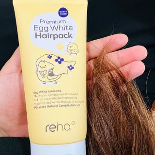 ★N쇼핑 헤어팩 1위★ 리하 에그 화이트 극손상 무실리콘 트리트먼트 헤어팩 — 5점을 준 리뷰어가 2022년 6월 올린 사용 사진