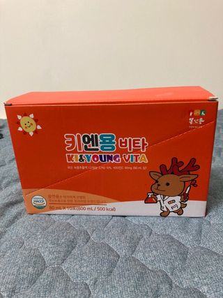[몸엔용] 아이가 먹는 달콤 국산녹용 키엔용 비타  80ml x 10포 — 5점을 준 리뷰어가 2021년 7월 올린 사용 사진