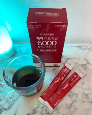 메타아르기닌 GC녹십자웰빙 메타 아르기닌 6000 플러스 오르니틴 — 4점을 준 리뷰어가 2022년 11월 올린 사용 사진