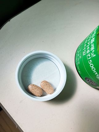 슬림플래닛 녹차카테킨 500mg 애프터밀 — 4.5점을 준 리뷰어가 2021년 2월 올린 사용 사진