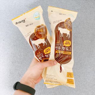 오마뎅 한우핫도그 — 5점을 준 리뷰어가 2021년 5월 올린 사용 사진