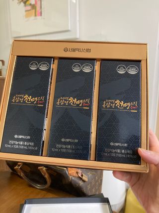 서울약사신협 약사신협_천명플러스스틱_10mlx30포 — 3점을 준 리뷰어가 2021년 4월 올린 사용 사진