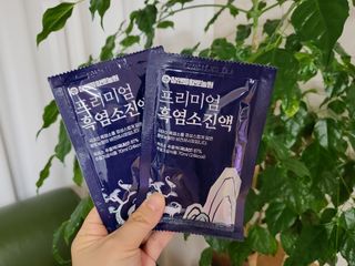 참앤들황토농원 국내산 흑염소를 정성스럽게 담은, 프리미엄 흑염소 진액 70ml x 30포 1박스 — 5점을 준 리뷰어가 2023년 1월 올린 사용 사진