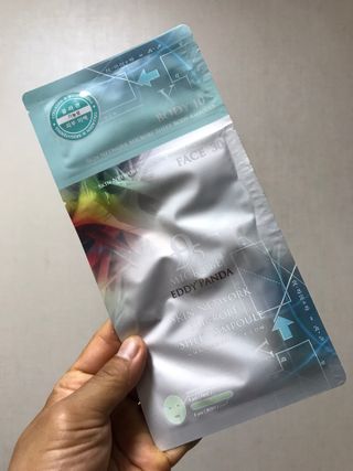 애디팬더 바이오시트앰플 기능성 마스크팩 — 5점을 준 리뷰어가 2021년 5월 올린 사용 사진
