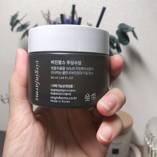 [NEW_버진팜스 푸딩수딩] 투명 푸딩젤이 선사하는 빠른 진정과 깨끗한 피부결 정돈 — 3점을 준 리뷰어가 2021년 11월 올린 사용 사진