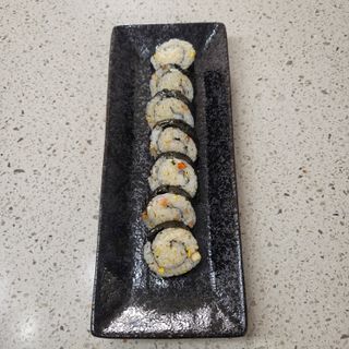 해풀잎 누구나 김밥*1ea [(혼합야채 35g *1ea,  김밥김 (5g, 5ea),  양념간장 (6g, 5ea), 참기름(5g, 2ea)] — 5점을 준 리뷰어가 2022년 10월 올린 사용 사진