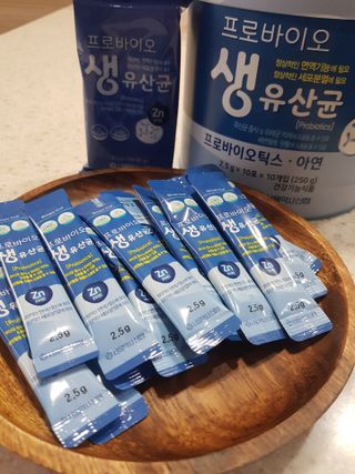 서울약사신협_프로바이오생유산균_2.5G x 100포 — 5점을 준 리뷰어가 2021년 4월 올린 사용 사진