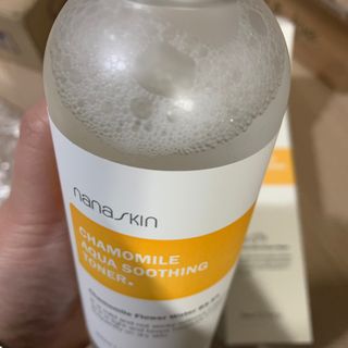 나나스킨 캐모마일아쿠아수딩토너 — 3.5점을 준 리뷰어가 2021년 3월 올린 사용 사진