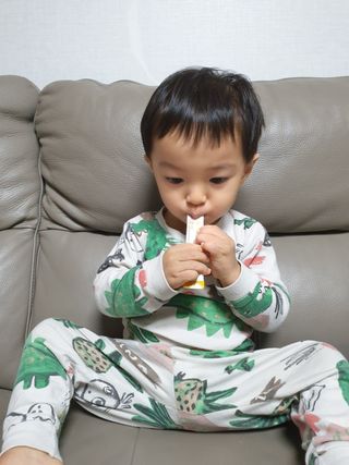 [이뮤니티플러스]우리아이 면역오키, 건강오키 _ 키즈오키 어린이홍삼 10포 1box — 5점을 준 리뷰어가 2022년 1월 올린 사용 사진