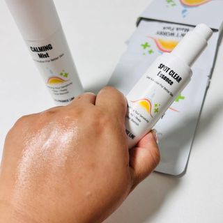A.C PROMISE LINE 임상시험회사에서 제대로 만든, 민감성피부를 위한 트러블 기초라인 — 5점을 준 리뷰어가 2023년 7월 올린 사용 사진
