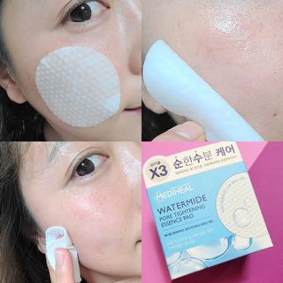 메디힐 워터마이드 포어 타이트닝 에센스 패드 — 3점을 준 리뷰어가 2021년 8월 올린 사용 사진