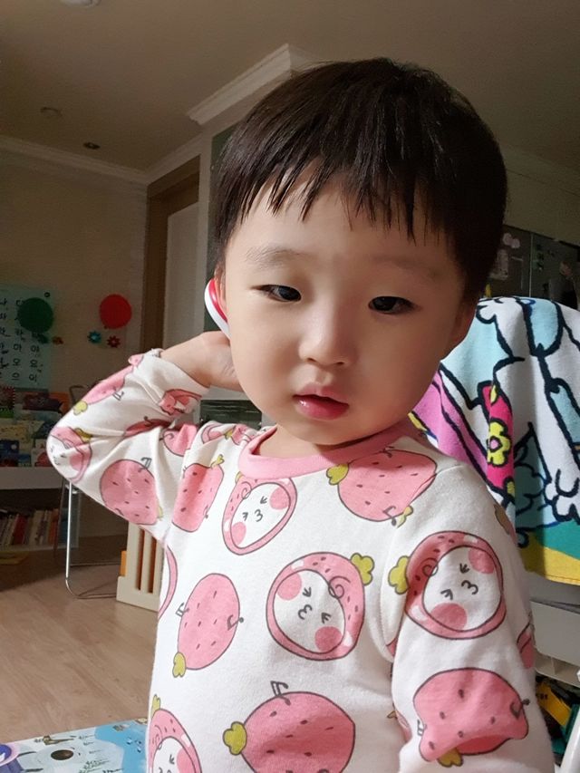 유비맘 과즙팡팡 내의/내복 상하세트 리뷰 사진