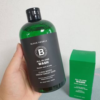 블랙페블 남성청결제 올인원 바디워시 클린 웨이브 — 5점을 준 리뷰어가 2021년 5월 올린 사용 사진