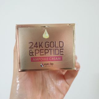아이앤립 / EYENLIP 아이앤립 24K 골드 N 펩타이드 앰플 크림 — 5점을 준 리뷰어가 2021년 5월 올린 사용 사진