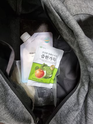 즙한가득 양배추사과즙/석류즙 30포, 선물박스 택1 — 5점을 준 리뷰어가 2022년 1월 올린 사용 사진
