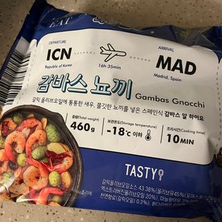 [테이스티나인][레디잇x부루마불] 감바스 뇨끼 460g — 4점을 준 리뷰어가 2022년 4월 올린 사용 사진
