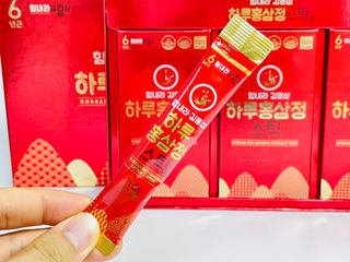 힘내라김홍삼 하루홍삼정스틱 10g x 30포 — 5점을 준 리뷰어가 2021년 5월 올린 사용 사진