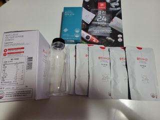 클린24시간 1BOX(5포) + 전용보틀(500ml) — 4점을 준 리뷰어가 2023년 6월 올린 사용 사진