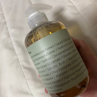 빅그린 안티 헤어로스 탈모 시카 바이옴 샴푸 500ml (중건성두피용) — 4점을 준 리뷰어가 2022년 7월 올린 사용 사진