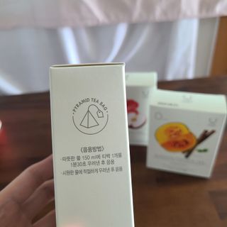 딜라이트 프로젝트 블렌딩티 우엉호박티, 히비후르츠티, 쟈스민캐모티 — 5점을 준 리뷰어가 2021년 7월 올린 사용 사진