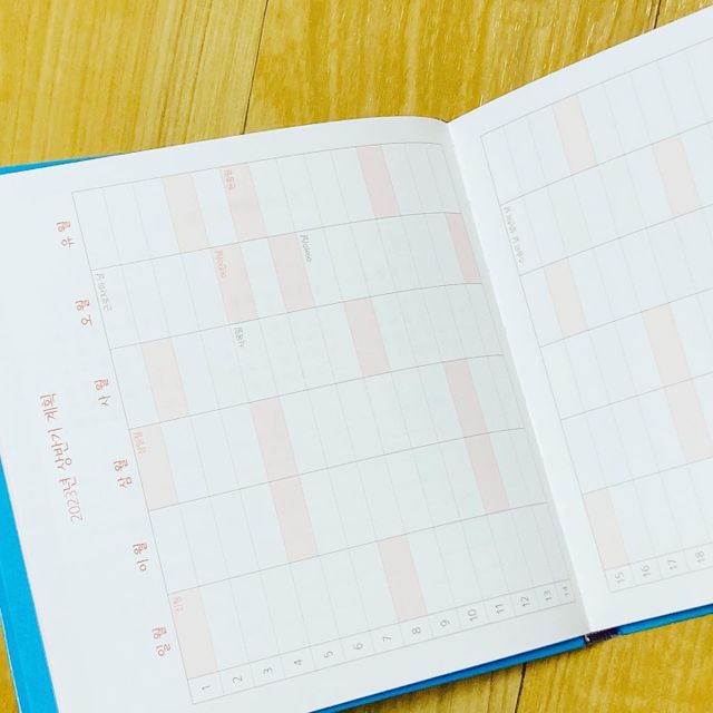 리훈 2023년 하고싶은말 다이어리 날짜/정사각형 리뷰 사진