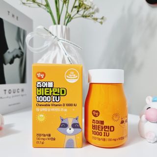 앙팡 츄어블 비타민D 1000 IU 130mg x 90정 — 5점을 준 리뷰어가 2022년 12월 올린 사용 사진