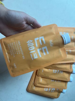 [덜다] 든든 식물성 단백질 쉐이크 40g X 7입 (곡물/딸기) — 5점을 준 리뷰어가 2023년 8월 올린 사용 사진