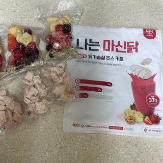 수플먼트 나는 마신닭!! 닭가슴살 주스키트, 먹기 힘들었던 닭가슴살 이제는 마시자 — 5점을 준 리뷰어가 2023년 2월 올린 사용 사진