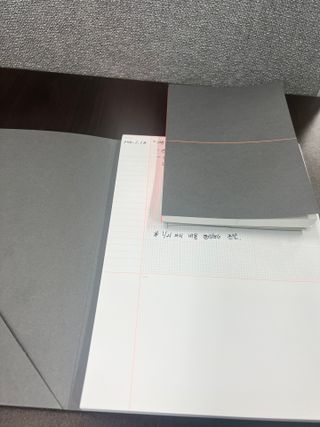 플러스엑스 오브젝트 Object by 3 크리에이티브 세트 - 아이디어노트, 위클리플래너, 스티키메모패드 — 4.5점을 준 리뷰어가 2022년 1월 올린 사용 사진