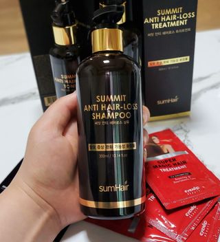 썸헤어 / SUMHAIR 썸헤어  써밋 안티 헤어로스 샴푸+트리트먼트 — 5점을 준 리뷰어가 2021년 5월 올린 사용 사진