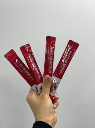 이너미인 석류 콜라겐 스틱 — 5점을 준 리뷰어가 2021년 1월 올린 사용 사진