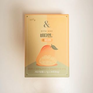 비타앤C 레몬맛, 망고맛 — 5점을 준 리뷰어가 2021년 4월 올린 사용 사진