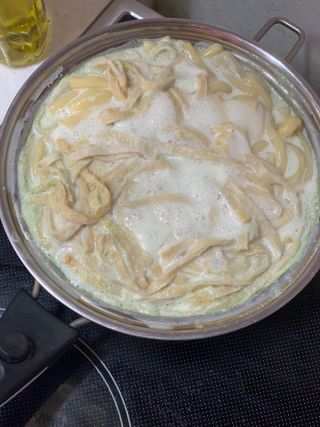 [푸딩팩토리] 로제누들떡볶이 500g / 까르보나라크림누들떡볶이 500g — 4.5점을 준 리뷰어가 2022년 8월 올린 사용 사진