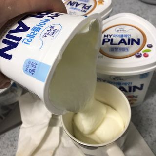 떠먹는불가리스 마이플레인 요거트 435g 6개입 — 5점을 준 리뷰어가 2021년 2월 올린 사용 사진