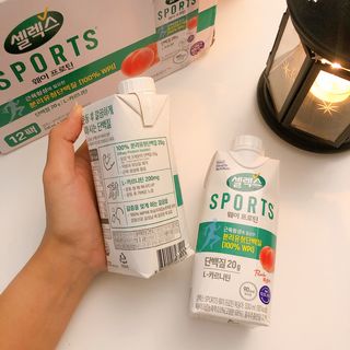 셀렉스스포츠 셀렉스 스포츠 웨이 프로틴 복숭아_ 330ml x 12팩 — 5점을 준 리뷰어가 2021년 11월 올린 사용 사진