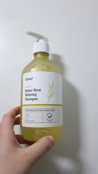 달리프 클로렐라 베러 루트 릴렉싱 샴푸 500ml — 5점을 준 리뷰어가 2021년 1월 올린 사용 사진
