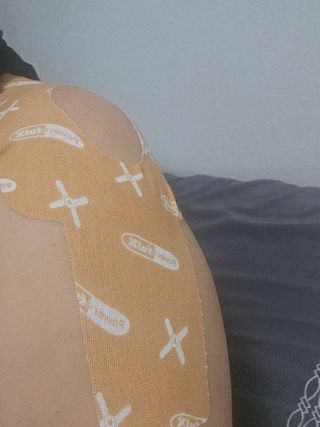 파워풀엑스 메디핑 라이트팩 다이아몬드 타입_8개입(베이지) — 5점을 준 리뷰어가 2025년 1월 올린 사용 사진