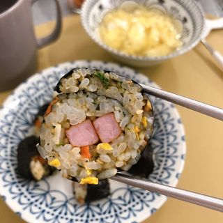 해풀잎 누구나 김밥*1ea [(혼합야채 35g *1ea,  김밥김 (5g, 5ea),  양념간장 (6g, 5ea), 참기름(5g, 2ea)] — 5점을 준 리뷰어가 2022년 7월 올린 사용 사진