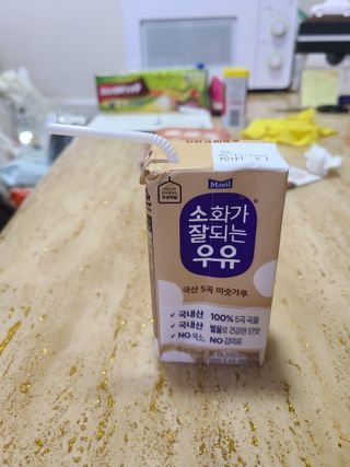 소화가 잘되는 우유 국산 5곡 미숫가루 — 5점을 준 리뷰어가 2021년 9월 올린 사용 사진