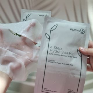 태그스킨 4스텝 주름개선 피부미백 영양 마스크팩 3개 세트(최신버전) — 5점을 준 리뷰어가 2022년 3월 올린 사용 사진