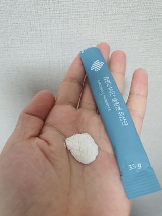 클린24시간 슬림앤유산균 1박스 (3.5g X 15포) — 4.5점을 준 리뷰어가 2023년 5월 올린 사용 사진