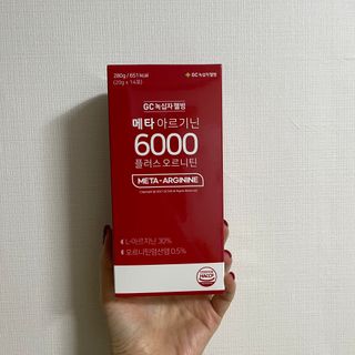 메타아르기닌 GC녹십자웰빙 메타 아르기닌 6000 플러스 오르니틴 — 5점을 준 리뷰어가 2022년 10월 올린 사용 사진