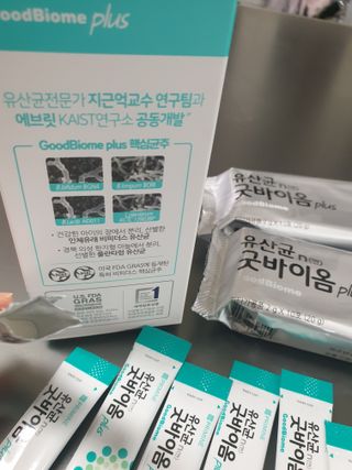 프리마인 유산균 국가지정연구소 선정, 살아있는 생유산균 200억 마리의 힘. 유산균n굿바이옴플러스 — 5점을 준 리뷰어가 2021년 9월 올린 사용 사진